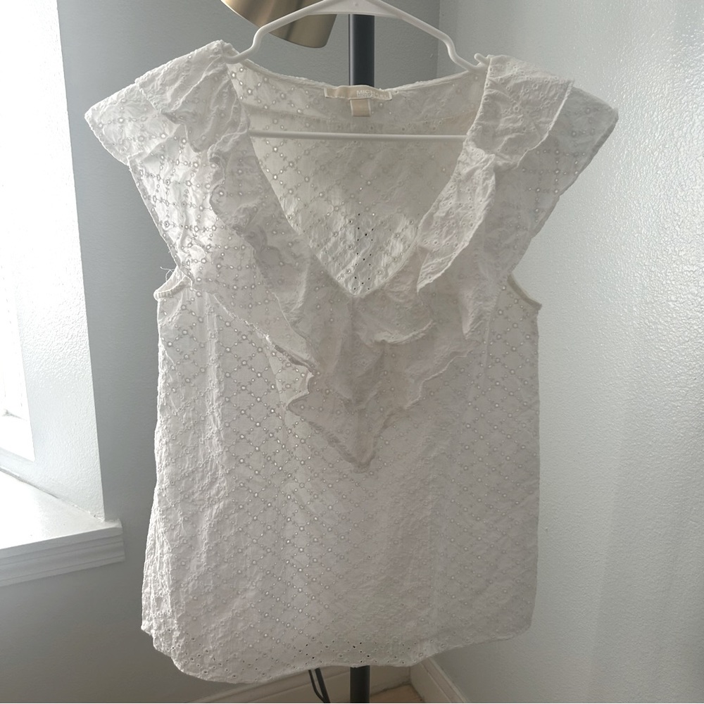 Michael Kors Women Eyelet Lace Top